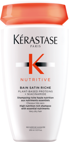 antes y después de usar sérum Anti-Chute Fortifiant de Kérastase